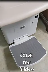 Power-Folding Footrest